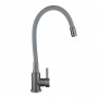 Змішувач для кухні Lidz Aria 015F3 (k35) з гнучким виливом LDARI015F3GGRP49565 Graphite/Grey SD00055689