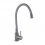Змішувач для кухні Lidz Aria 015F3 (k35) з гнучким виливом LDARI015F3GGRP49565 Graphite/Grey SD00055689