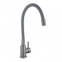 Змішувач для кухні Lidz Aria 015F3 (k35) з гнучким виливом LDARI015F3GGRP49565 Graphite/Grey SD00055689