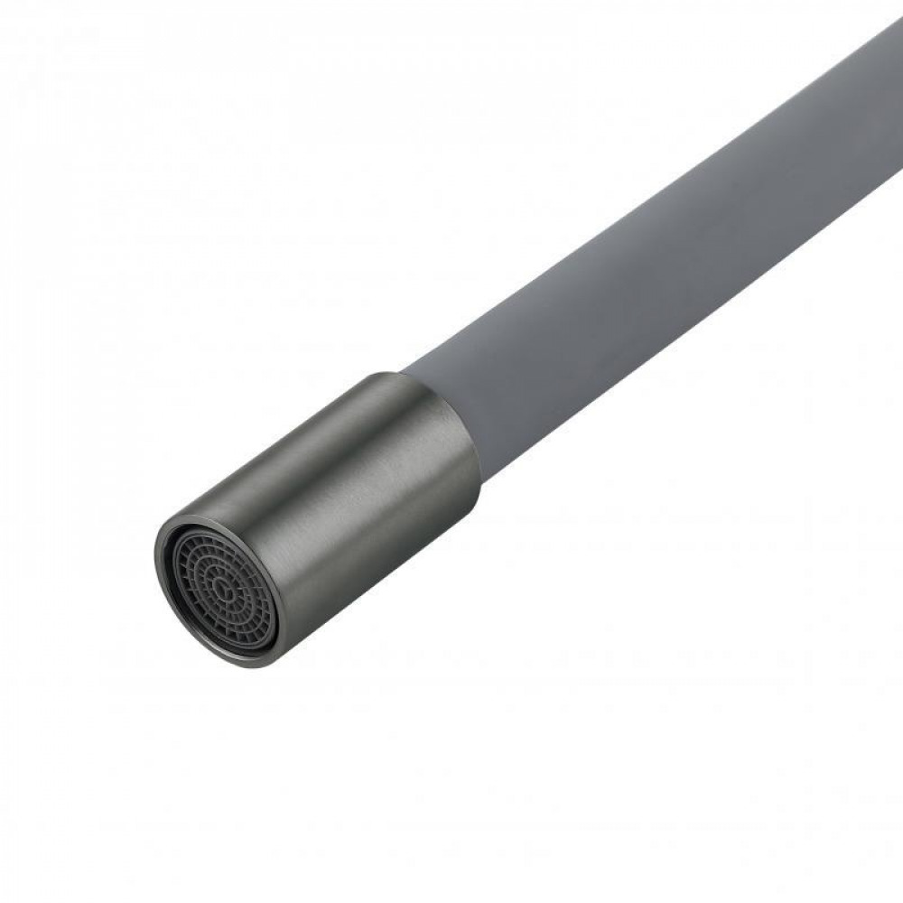 Змішувач для кухні Lidz Aria 015F3 (k35) з гнучким виливом LDARI015F3GGRP49565 Graphite/Grey SD00055689