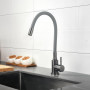 Змішувач для кухні Lidz Aria 015F3 (k35) з гнучким виливом LDARI015F3GGRP49565 Graphite/Grey SD00055689