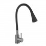 Змішувач для кухні Lidz Aria 015F31 (k35) з гнучким виливом LDARI015F31BGRP49566 Graphite/Black SD00055690