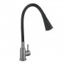 Змішувач для кухні Lidz Aria 015F31 (k35) з гнучким виливом LDARI015F31BGRP49566 Graphite/Black SD00055690