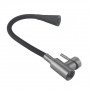 Змішувач для кухні Lidz Aria 015F31 (k35) з гнучким виливом LDARI015F31BGRP49566 Graphite/Black SD00055690