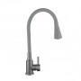Змішувач для кухні Lidz Aria 015F31 (k35) з гнучким виливом LDARI015F31GGRP49567 Graphite/Grey SD00055691