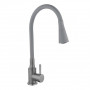 Змішувач для кухні Lidz Aria 015F31 (k35) з гнучким виливом LDARI015F31GGRP49567 Graphite/Grey SD00055691