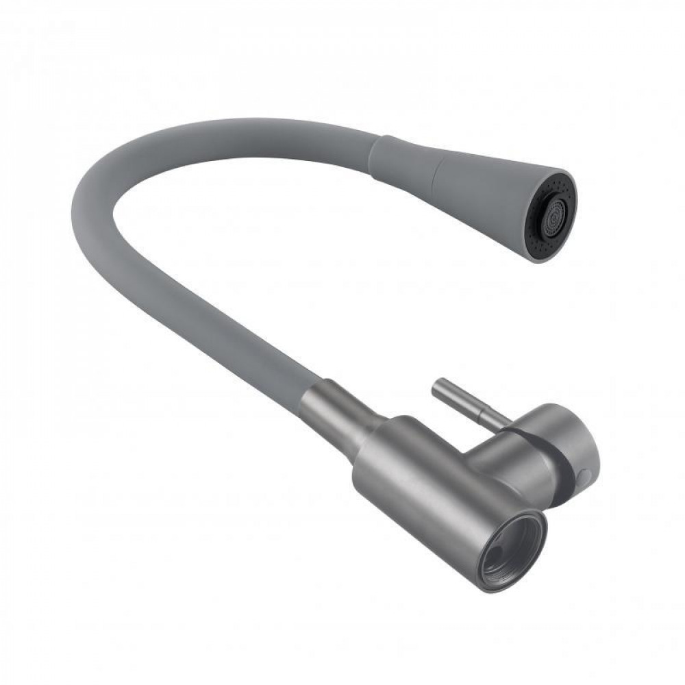 Змішувач для кухні Lidz Aria 015F31 (k35) з гнучким виливом LDARI015F31GGRP49567 Graphite/Grey SD00055691
