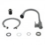 Змішувач для кухні Lidz Aria 015F31 (k35) з гнучким виливом LDARI015F31GGRP49567 Graphite/Grey SD00055691
