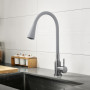Змішувач для кухні Lidz Aria 015F31 (k35) з гнучким виливом LDARI015F31GGRP49567 Graphite/Grey SD00055691