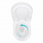 Унітаз підвісний Qtap Robin ML Ultra Quiet 520x365x365 мм, з сидінням Soft-close MagLock, White QTROBML26W49623 SD00055747