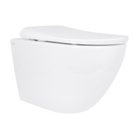 Унітаз підвісний Qtap Robin ML Ultra Quiet 520x365x365 мм, з сидінням Soft-close MagLock, White QTROBML26W49623