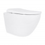 Унітаз підвісний Qtap Robin ML Ultra Quiet 520x365x365 мм, з сидінням Soft-close MagLock, White QTROBML26W49623 SD00055747