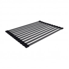 Сушарка на кухонну мийку Lidz Acsis LA14 Black, плоска основа, для посуду 430х300 мм LDACSLA14BLM49768