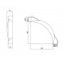 Кутовий фіксатор для труби Thermo Alliance Standart 20 сталевий TAS347W20 SD00055956