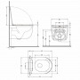 Унітаз підвісний Qtap Taurus Ultra Quiet 515×360×350 мм, Matt Black, з сидінням Slim Duroplast / Soft-close / Quick Release SD00056628