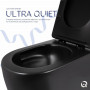 Унітаз підвісний Qtap Taurus Ultra Quiet 515×360×350 мм, Matt Black, з сидінням Slim Duroplast / Soft-close / Quick Release SD00056628