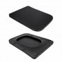Унітаз підвісний Qtap Gemini Ultra Quiet 485×340×350 мм, Matt Black, з сидінням Slim Duroplast / Soft-close / Quick Release SD00056629