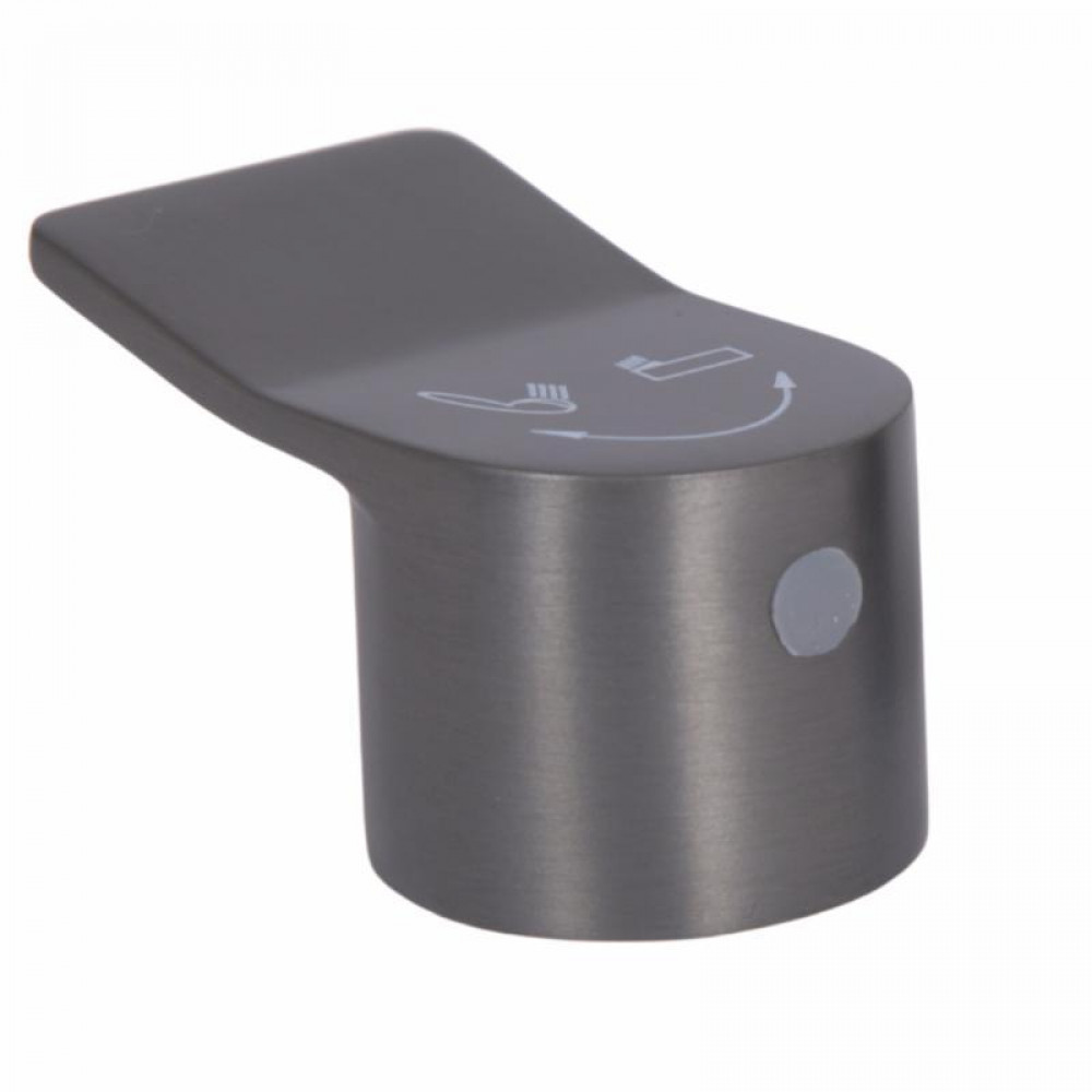 Ручка перемикача режимів Qtap (27,1x45,5x27,4) для змішувачів для ванни з поворотним виливом Presto Graphite SD00056644