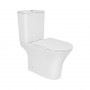Унитаз напольный Qtap Presto безобідковий з сідінням Soft-close QTPRE27W51022 SD00057146