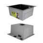 Акційний набір Lidz: мийка H4545 Black PVD Decor 2,5/0,5 мм + Змішувач Aria для кухні з гнучким виливом (k35) Black SD00057348