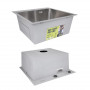 Акційний набір Lidz: мийка H5050H інтегрована Decor Honeycomb 2,5/0,5 мм LDH5050DEC48365 + Змішувач Aria для кухні з гнучким SD00057349