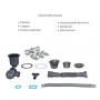 Акційний набір Lidz: мийка H7849L інтегрована крило зліва Brushed Steel 3,0/1,0 мм + Змішувач Aria для кухні з гнучким виливом SD00057373