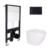 Готове рішення Qtap для ванної кімнати: підвісний унітаз Robin Ultra Quiet 520x365x365 + комплект інсталяції Standard (лінійна