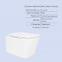 Готове рішення Qtap для ванної кімнати: підвісний унітаз Crow Rimless 485x340x330 + комплект інсталяції Standard (кругла клавіша SD00057728