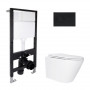 Готове рішення Qtap для ванної кімнати: підвісний унітаз Swan Ultra Quiet 520x360x320 + комплект інсталяції Standard (кругла SD00057765