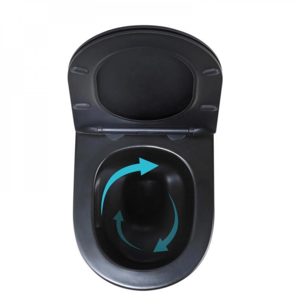 Готовое решение Qtap для ванной комнаты: подвесной унитаз Jay Ultra Quiet 485x360x320 + комплект установки Standard (круглая SD00057837