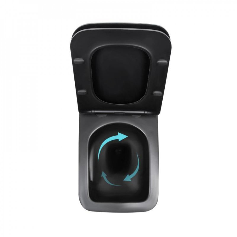 Готовое решение Qtap для ванной комнаты: подвесной унитаз Gemini Ultra Quiet 520x360x350 + комплект инсталляции Standard (линейная SD00057857
