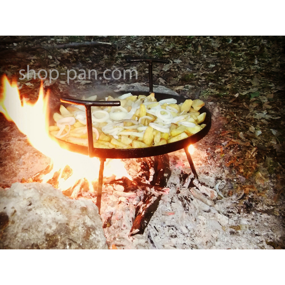 Сковорода борони 40 см, з диска, для пікніка туристична, для мангала SP00101