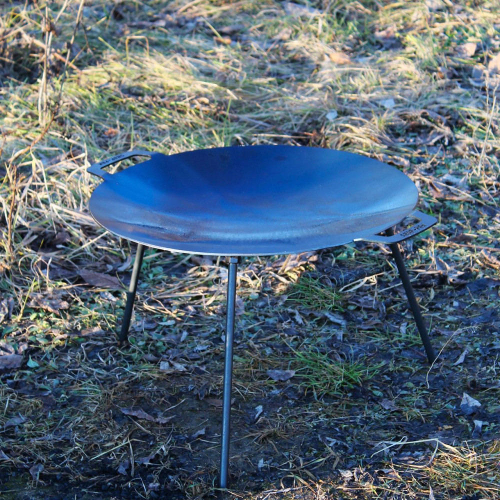 Сковорода-тарілка 48 см для багаття з ручками SP00113