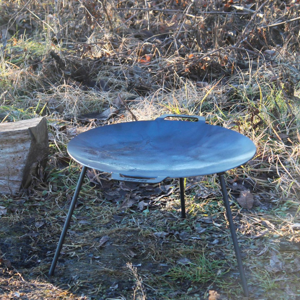 Сковорода-тарілка 48 см для багаття з ручками SP00113