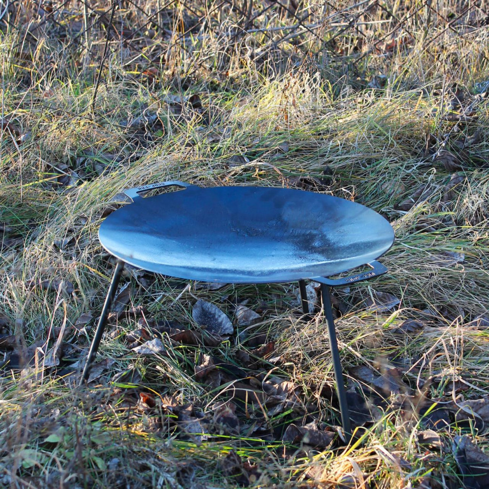 Сковорода-тарілка 48 см для багаття з ручками SP00113