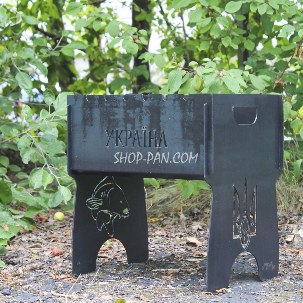 Мангал розбірний подарунковий на 6 шампурів - Любимому мужу SP00200