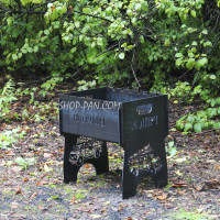 Мангал разборной подарочный на 6 шампуров - От коллег