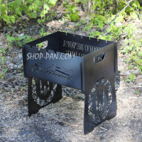 Мангал разборной на 6 шампуров - Терроборона с индивидуальной надписью - подарочный