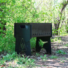 Мангал разборной на 6 шампуров - F16 - подарочный