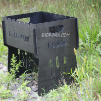 Мангал разборной подарочный на 6 шампуров - Колос