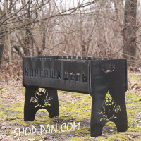 Мангал розбірний з індивідуальним гравіюванням - на подарунок