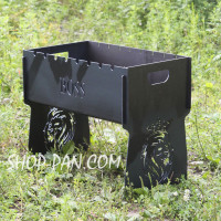 Мангал разборной BOSS с индивидуальной гравировкой - на подарок