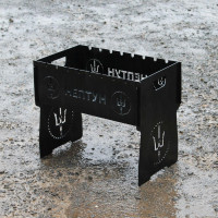 Мангал на 8 шт розбірний з гравіюванням - Нептун - на подарунок