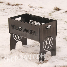 Мангал розбірний WOLKSWAGEN з індивідуальним гравіюванням - на подарунок