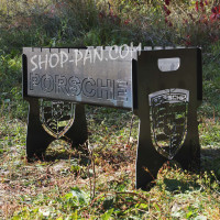 Мангал разборной PORSCHE с индивидуальной гравировкой - на подарок