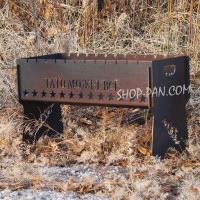 Мангал разборной ТАТО МОЖЭ ВСЕ - с индивидуальной гравировкой