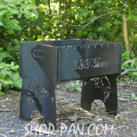 Мангал разборной с индивидуальной гравировкой - на подарок