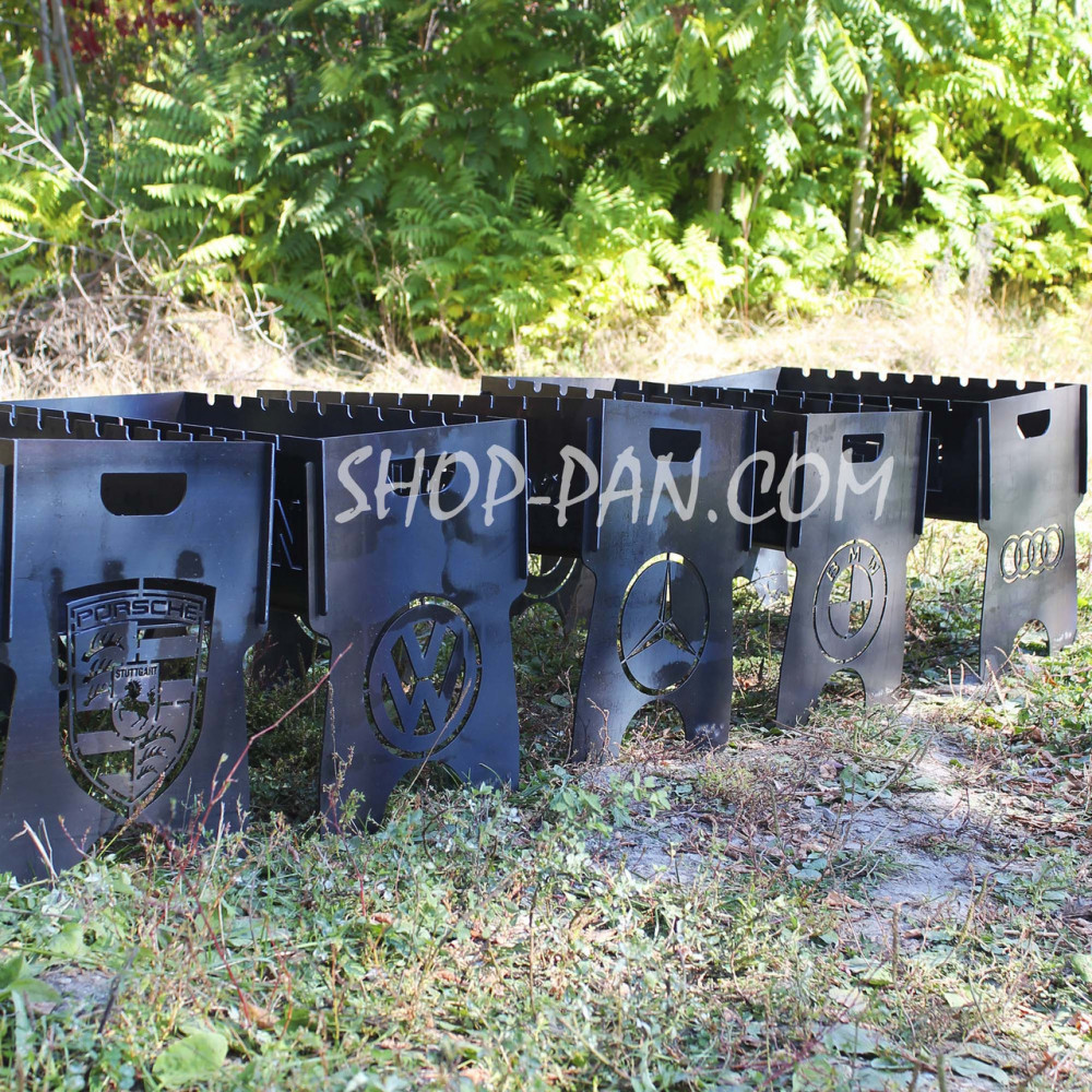 Мангал розбірний з індивідуальним гравіюванням - Volkswagen - на подарунок SP00201