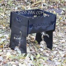 Мангал розбірний З ЮВІЛЕЄМ з індивідуальною гравіюванням