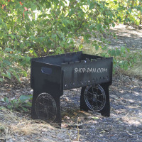 Мангал разборной на 8 шампуров с индивидуальной гравировкой - нацгвардия